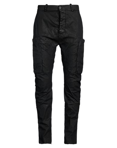 Man Pants Black Size 30 Cotton, Elastane