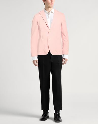 Man Blazer Light pink Size 38 Cotton, Polyamide, Elastane