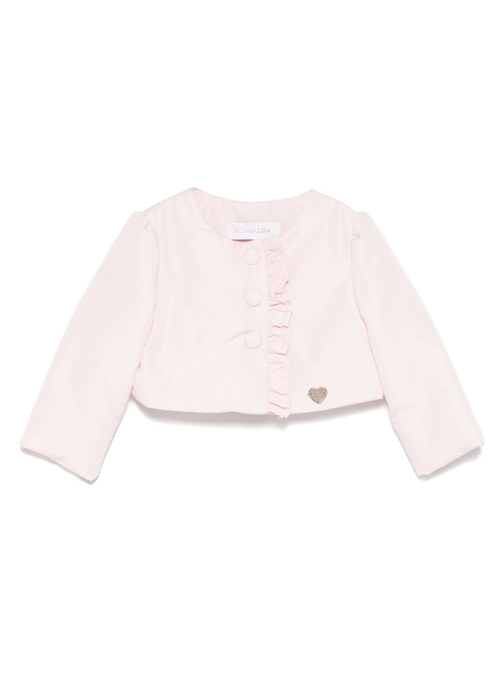 Logo-plaque jacket - White