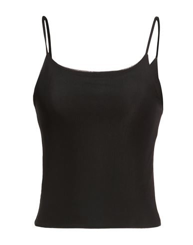 Woman Top Black Size S Polyester, Elastane