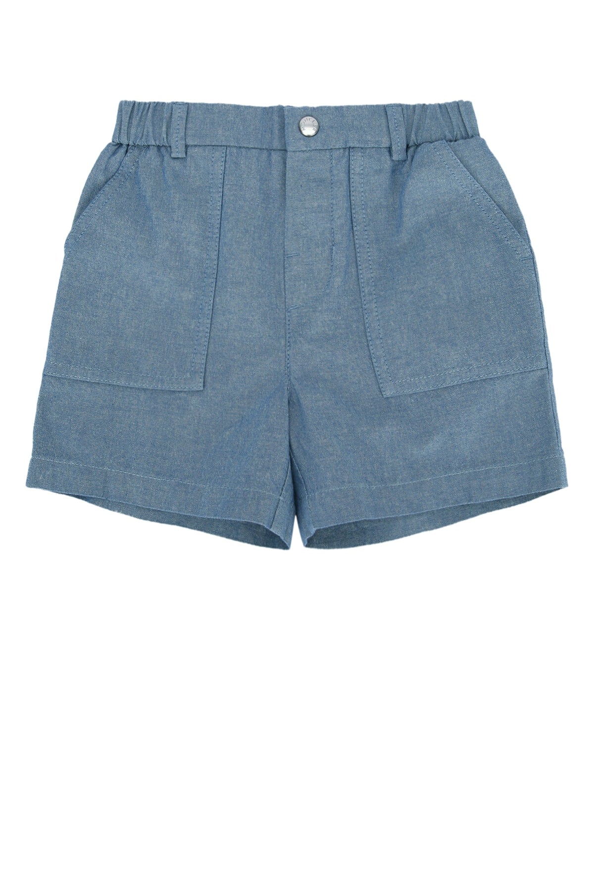 Cotton Shorts — Blue