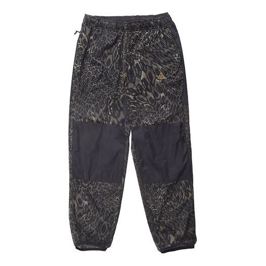 Men's ACG Mountaineering Camouflage Breathable Mesh Sports Pants/Trousers/Joggers Black