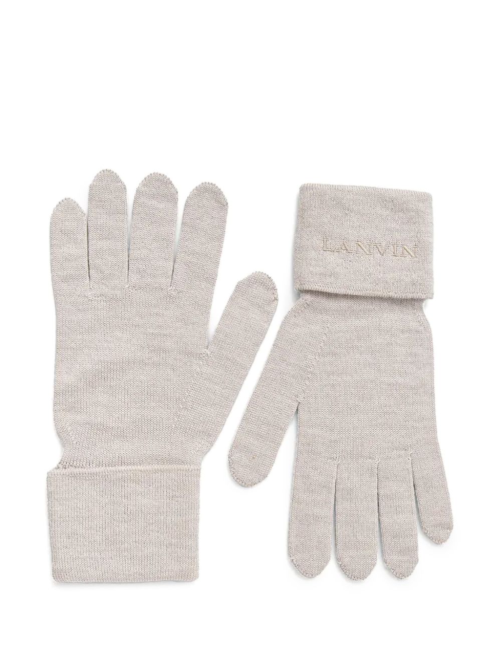 Embroidered gloves - Neutrals