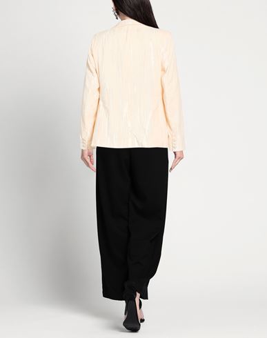 Woman Blazer Cream Size 10 Polyester, Viscose