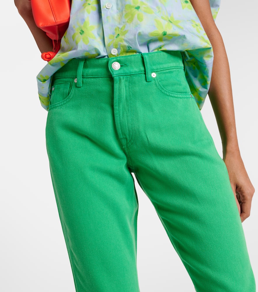 Tess high-rise straight jeans