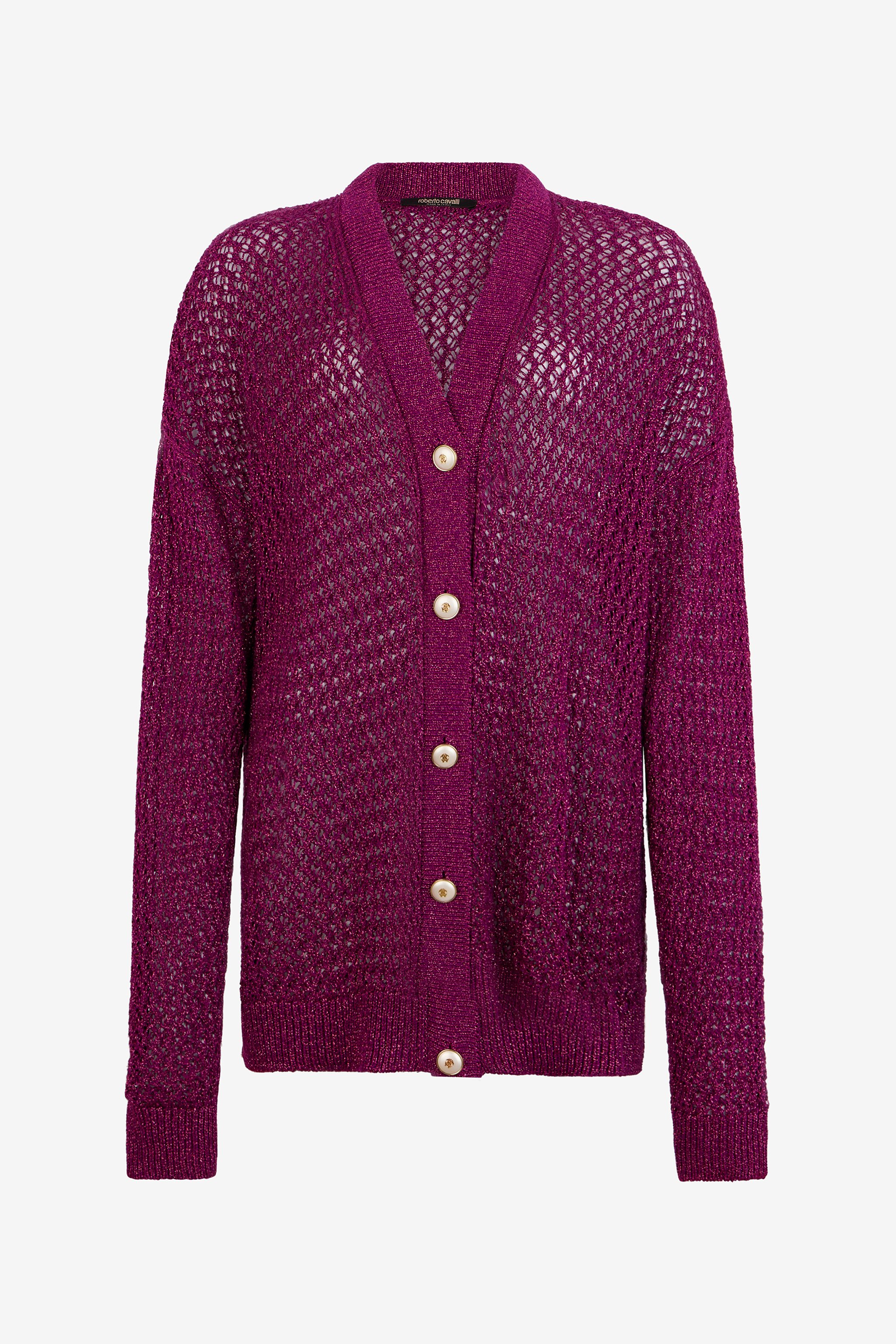 Lurex Knit Cardigan