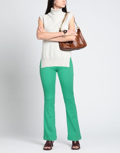 Woman Jeans Green Size 31 Cotton, Elastomultiester, Elastane