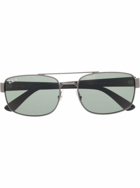 Rectangle-frame sunglasses