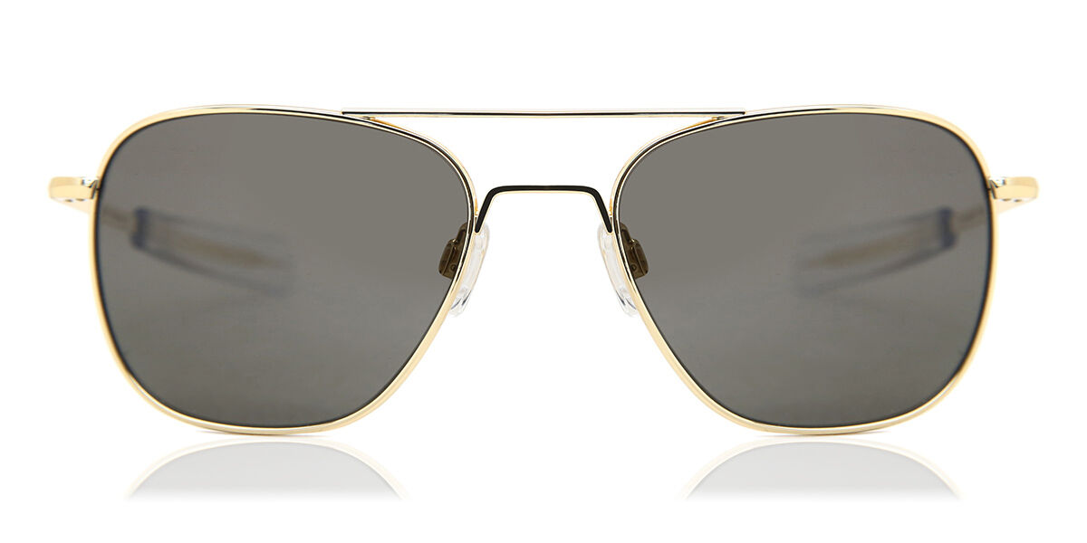 Randolph Engineering Aviator Polarized AF058 Men's Sunglasses Gold Size 55