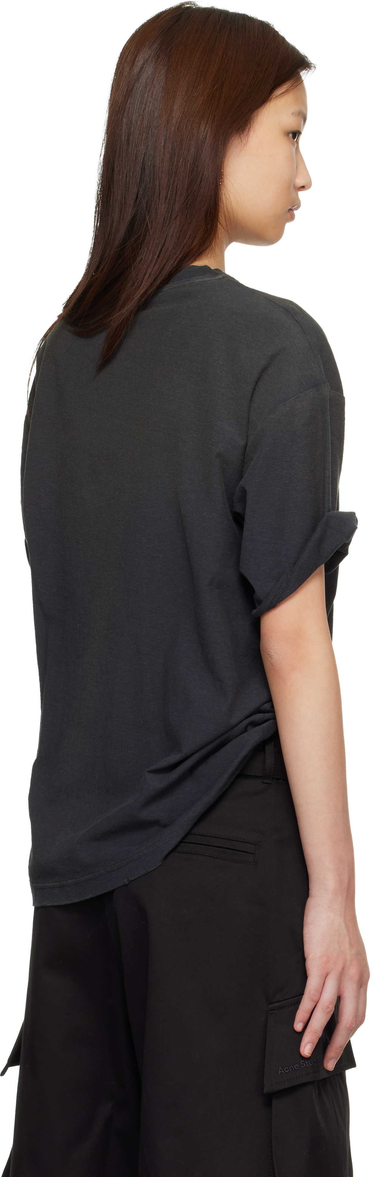 Black Relaxed Fit Logo T-shirt