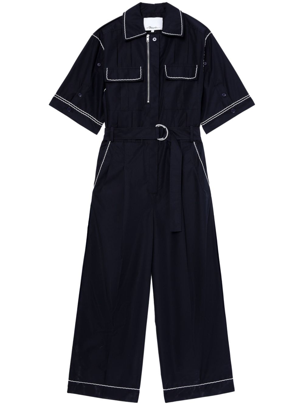 Embroidered jumpsuit - Black