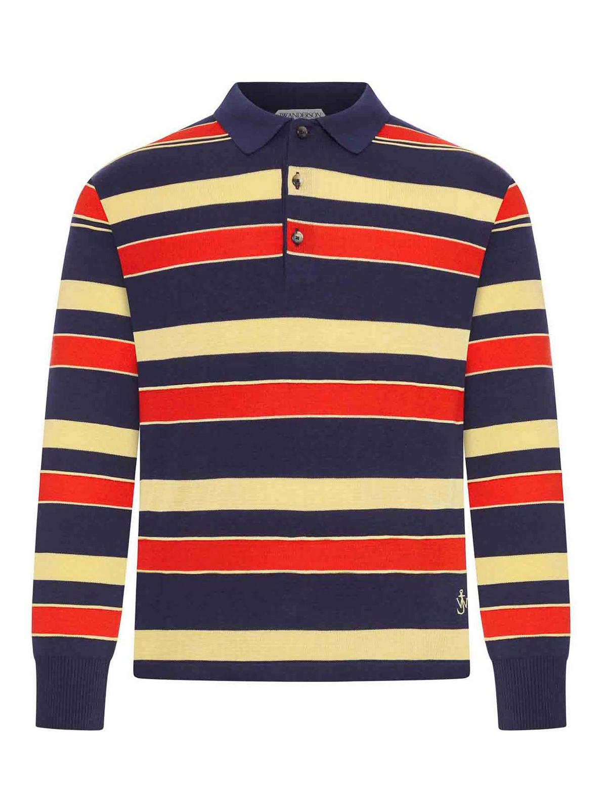 J. W. Anderson Striped Knitted Rugby Polo