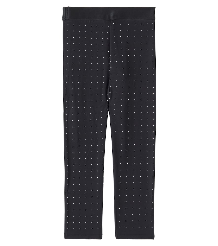 Marc Jacobs Kids Embellished cotton-blend leggings