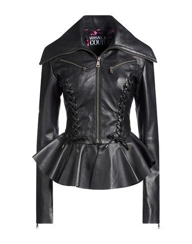 Woman Jacket Black Size 4 Lambskin