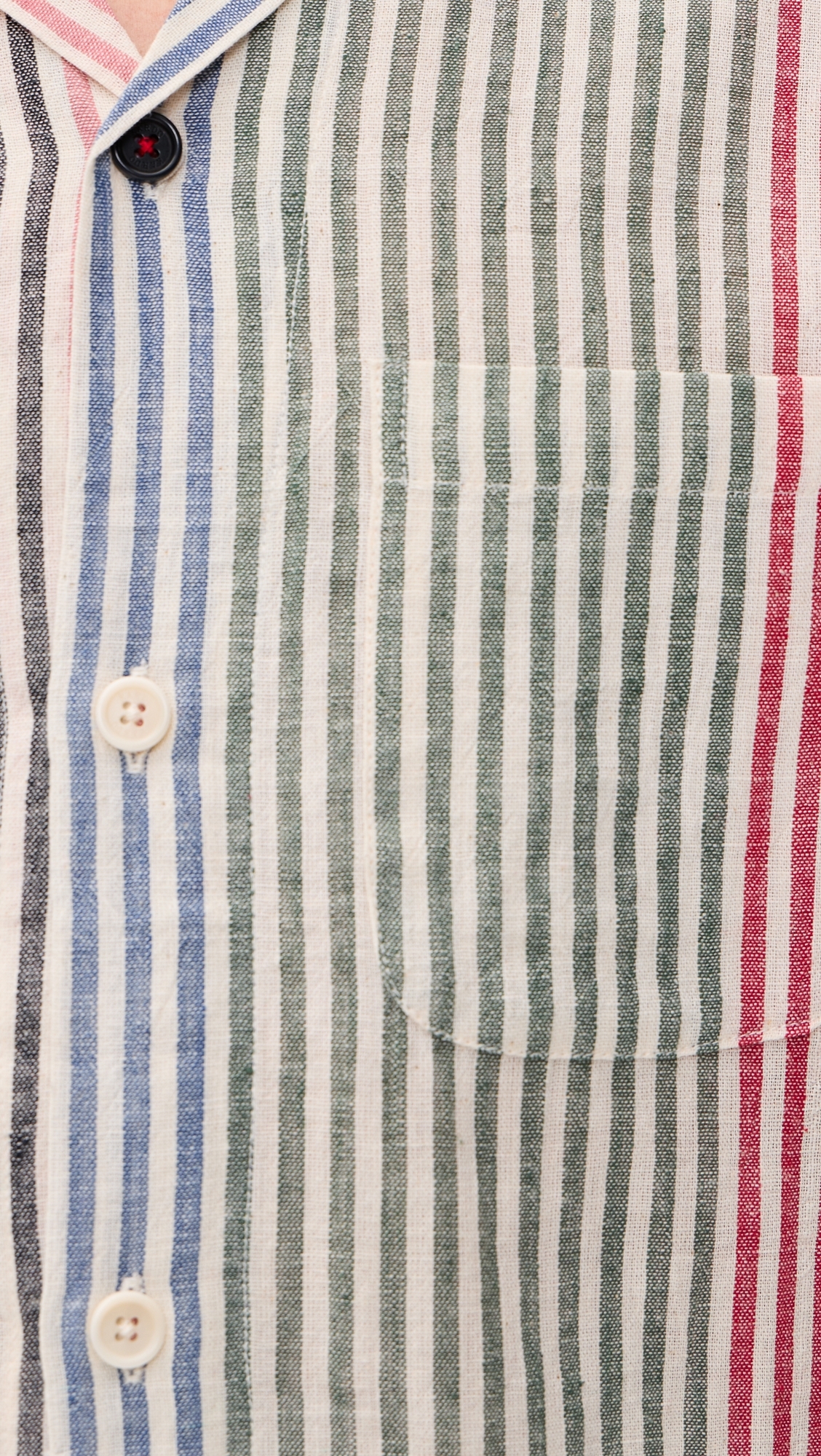 Ronen Handloom Striped Shirt Multi