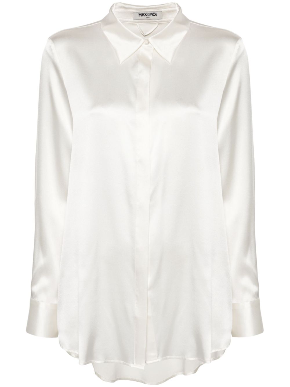 Levy satin shirt - Black