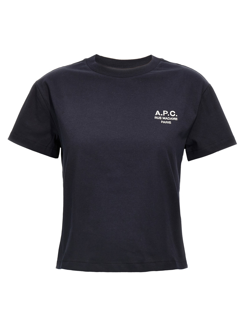 Boxy Rue Madame Cotton Crew-neck T-shirt