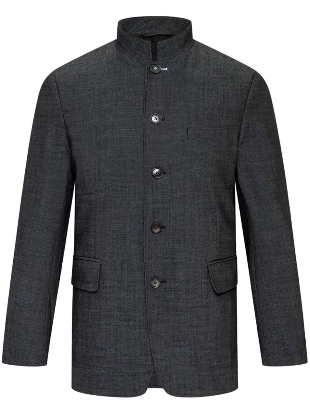 Button-down blazer - Black
