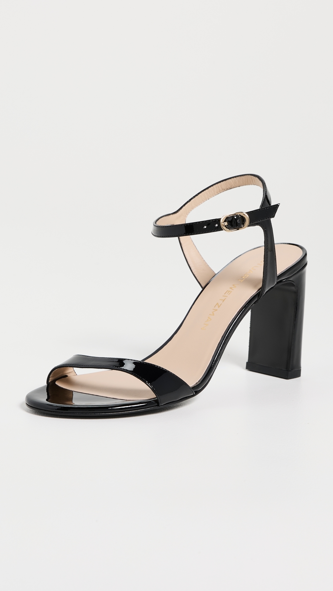 Stuart Weitzman Babette Heeled Sandals Black