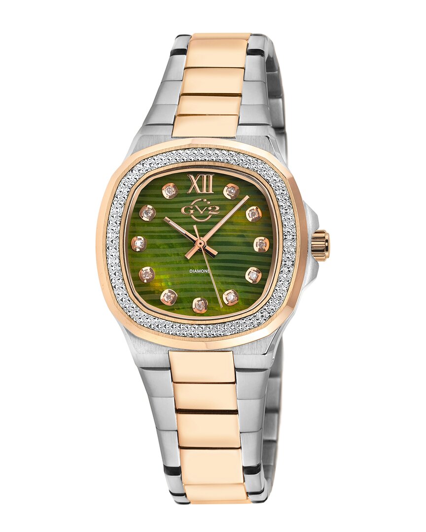 GV2 Women's Potente Swiss Diamond Watch