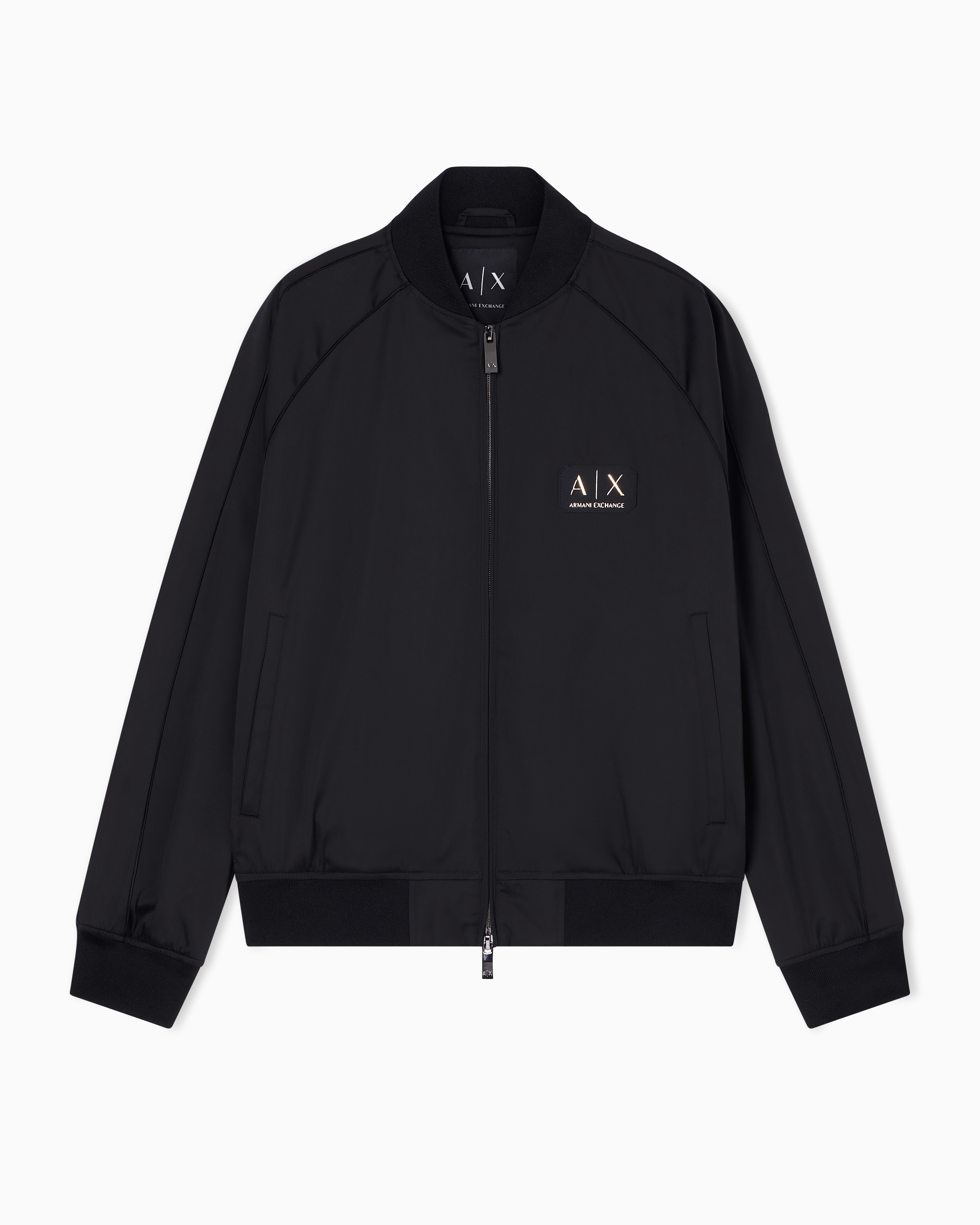 Quilted full-zip down jacket
