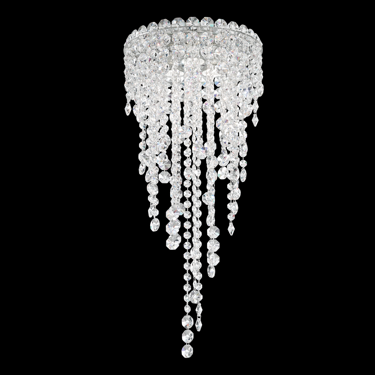 Chantant 3-Light Flush Mount Ceiling Light in Stainless Stee