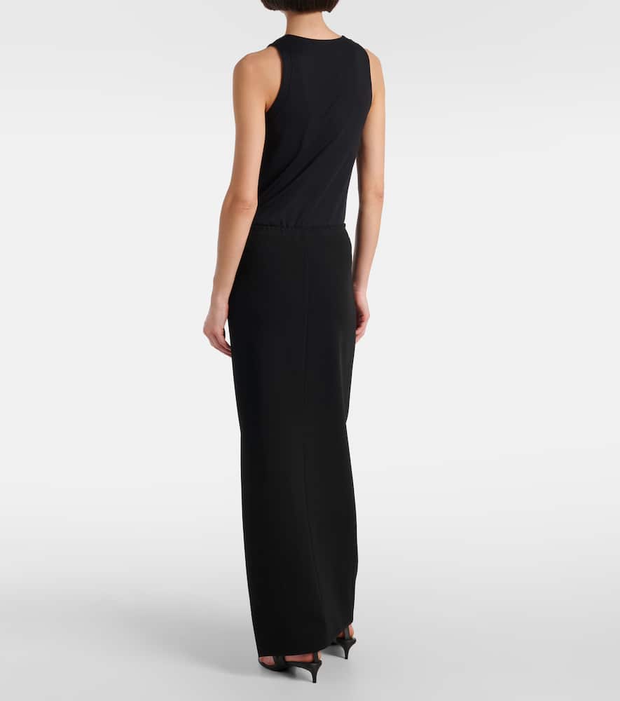 Lilth crêpe jersey pencil skirt