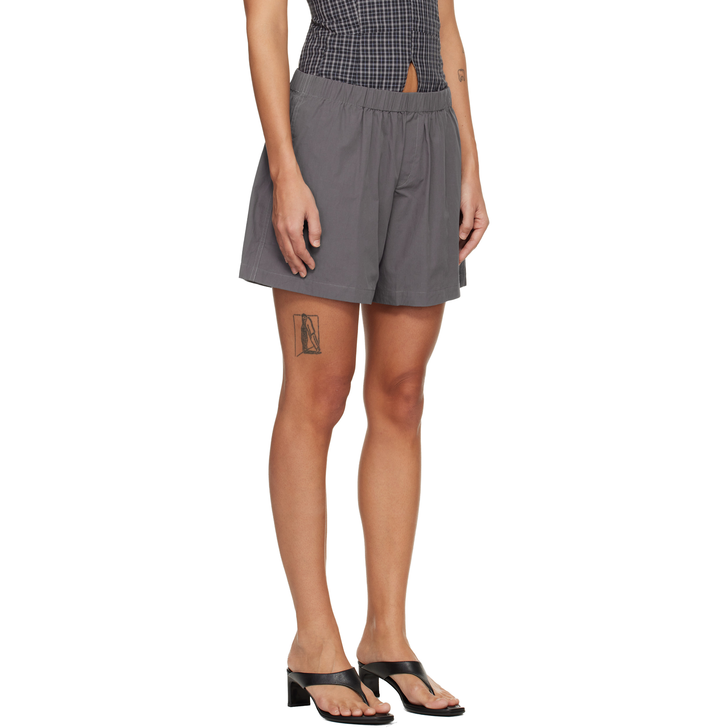 Gray Boxer Shorts
