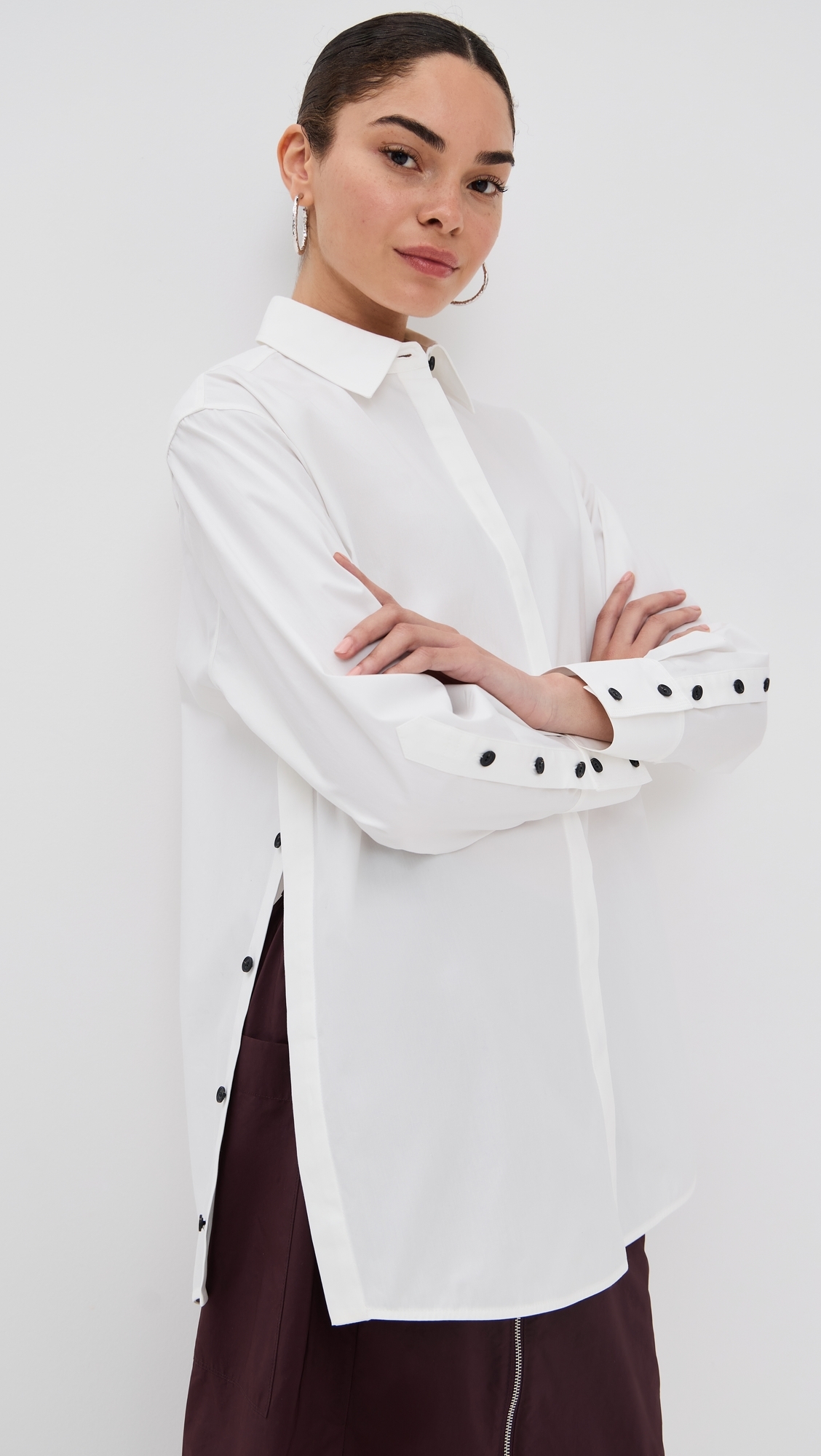 Proenza Schouler Addy Shirt White