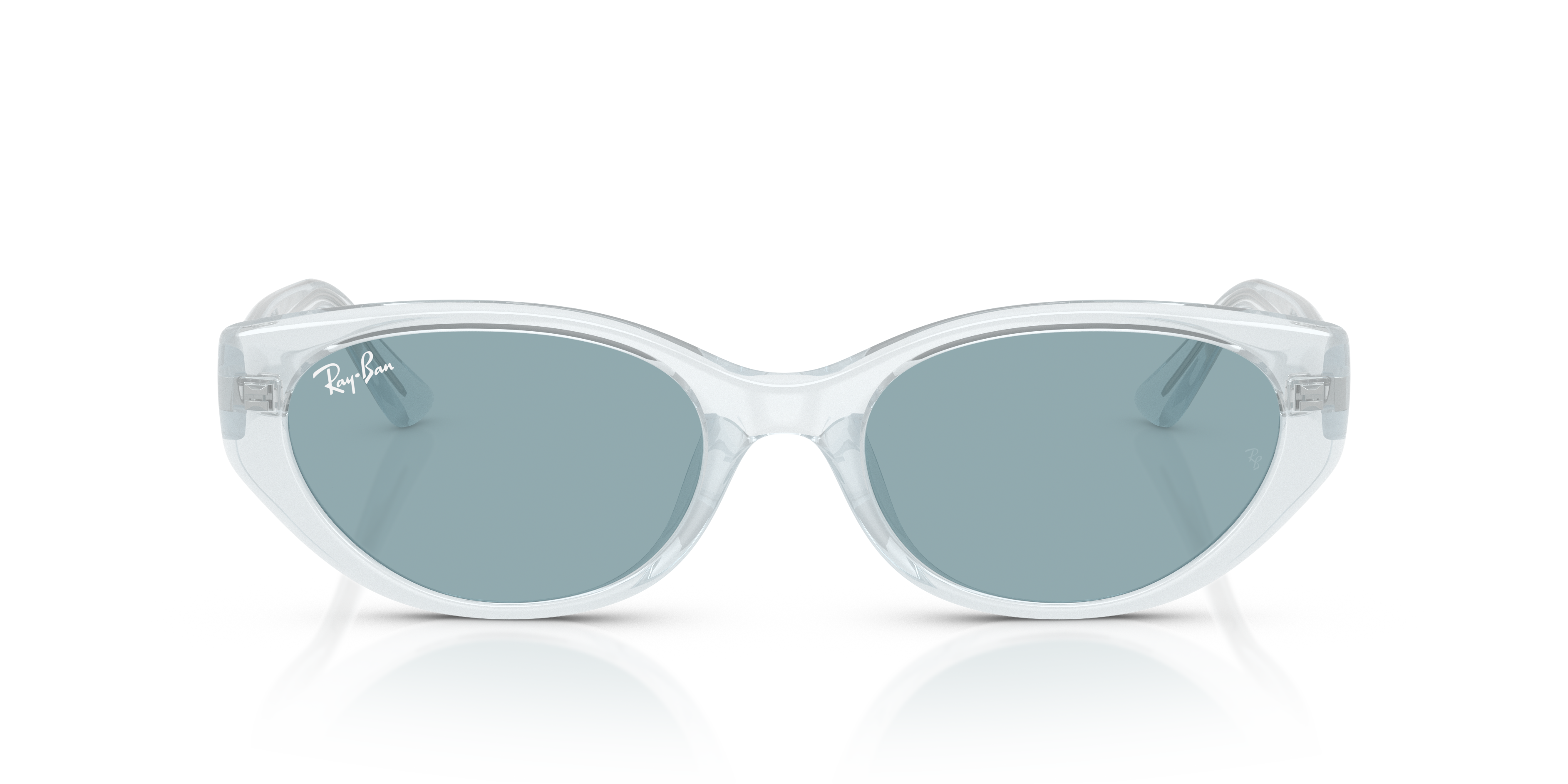 Ray - Ban Unisex Ray - Ban RB4457D 687280 Sunglasses Injected Transparent Blue Pillow Norma
