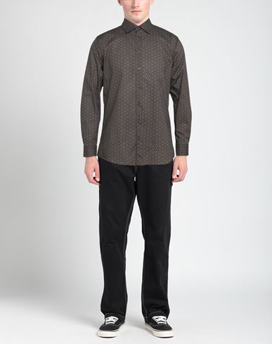 Man Shirt Charcoal Size S Cotton, Elastane