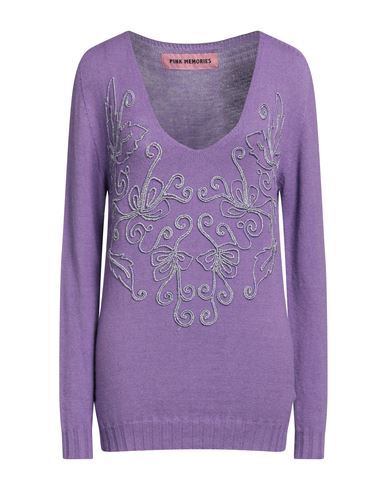 Woman Sweater Mauve Size 6 Viscose, Polyester, Polyamide