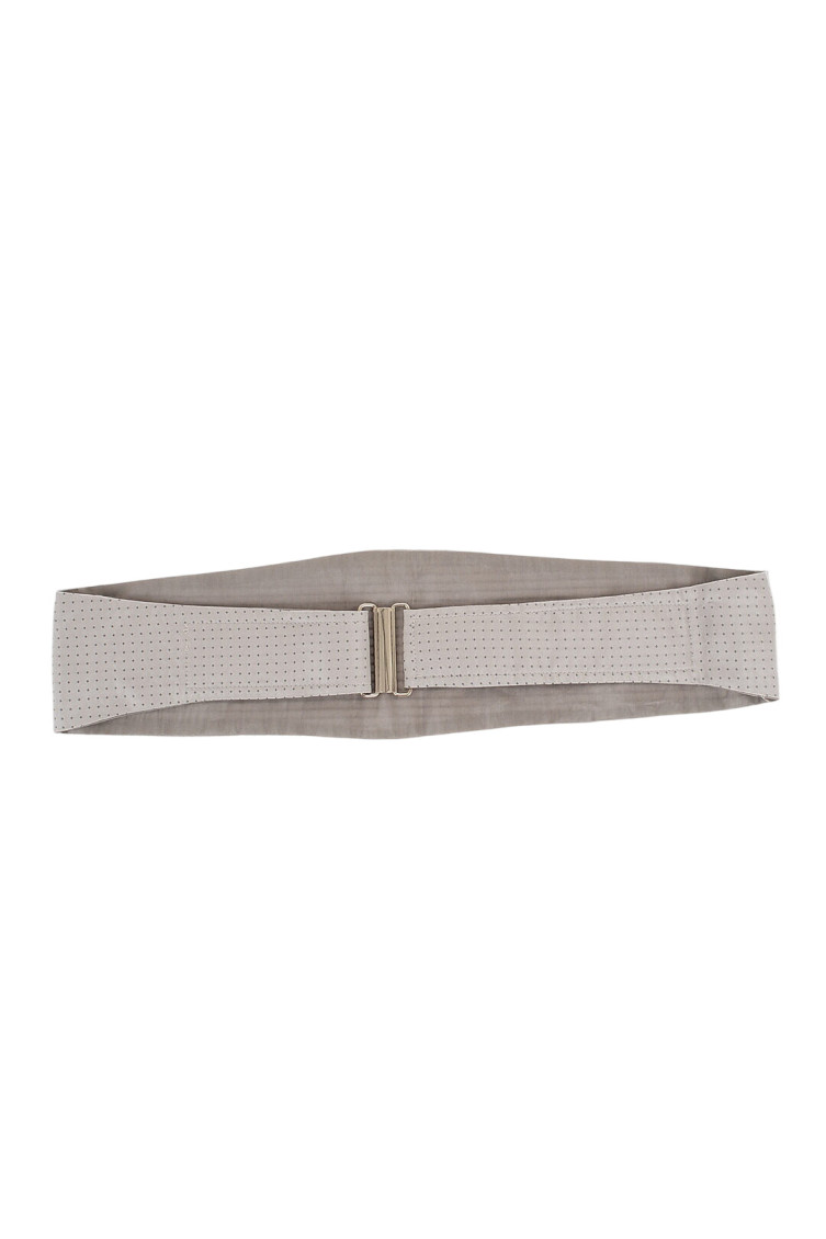 Grey Textured tuxedo cummerbund Belt