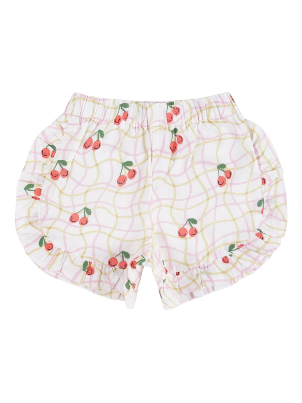 Stella McCartney Kids cherry-print shorts - White