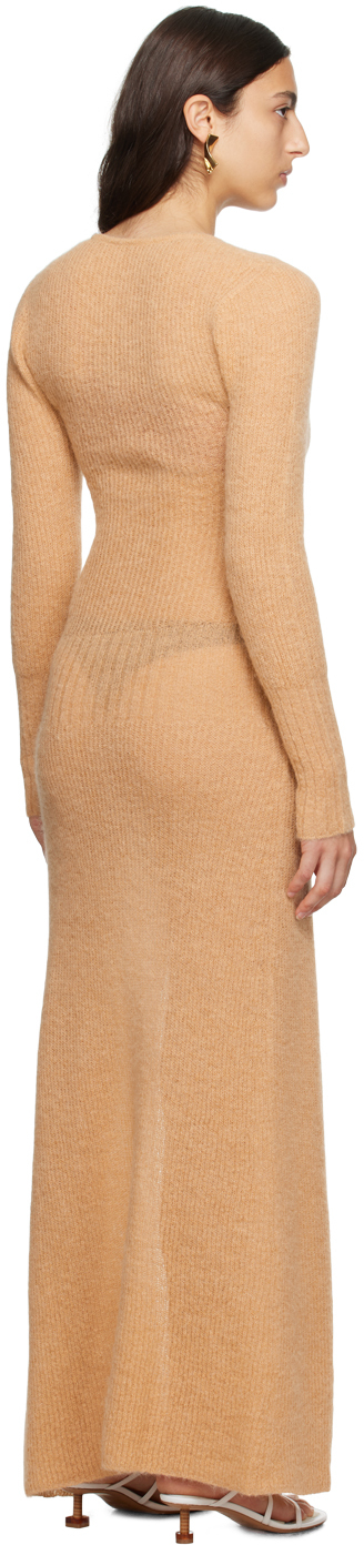 Jacquemus Beige Le Chouchou 'La Robe Dao' Maxi Dress