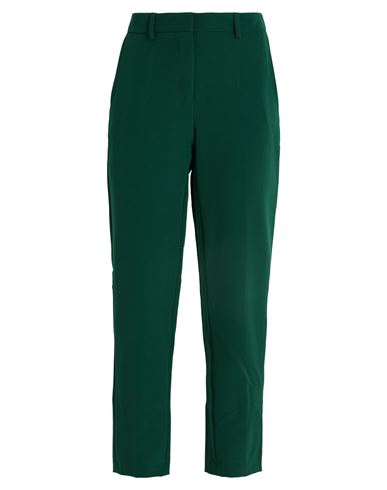 Woman Pants Dark green Size 6 Polyester, Elastane