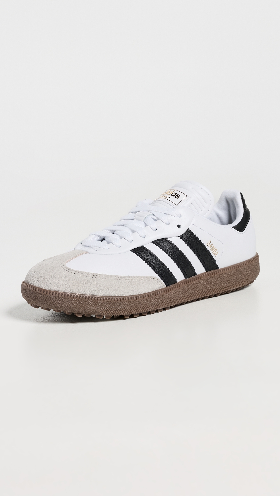 Samba Spikeless Golf Shoes Ftwr White/Core Black/GumW