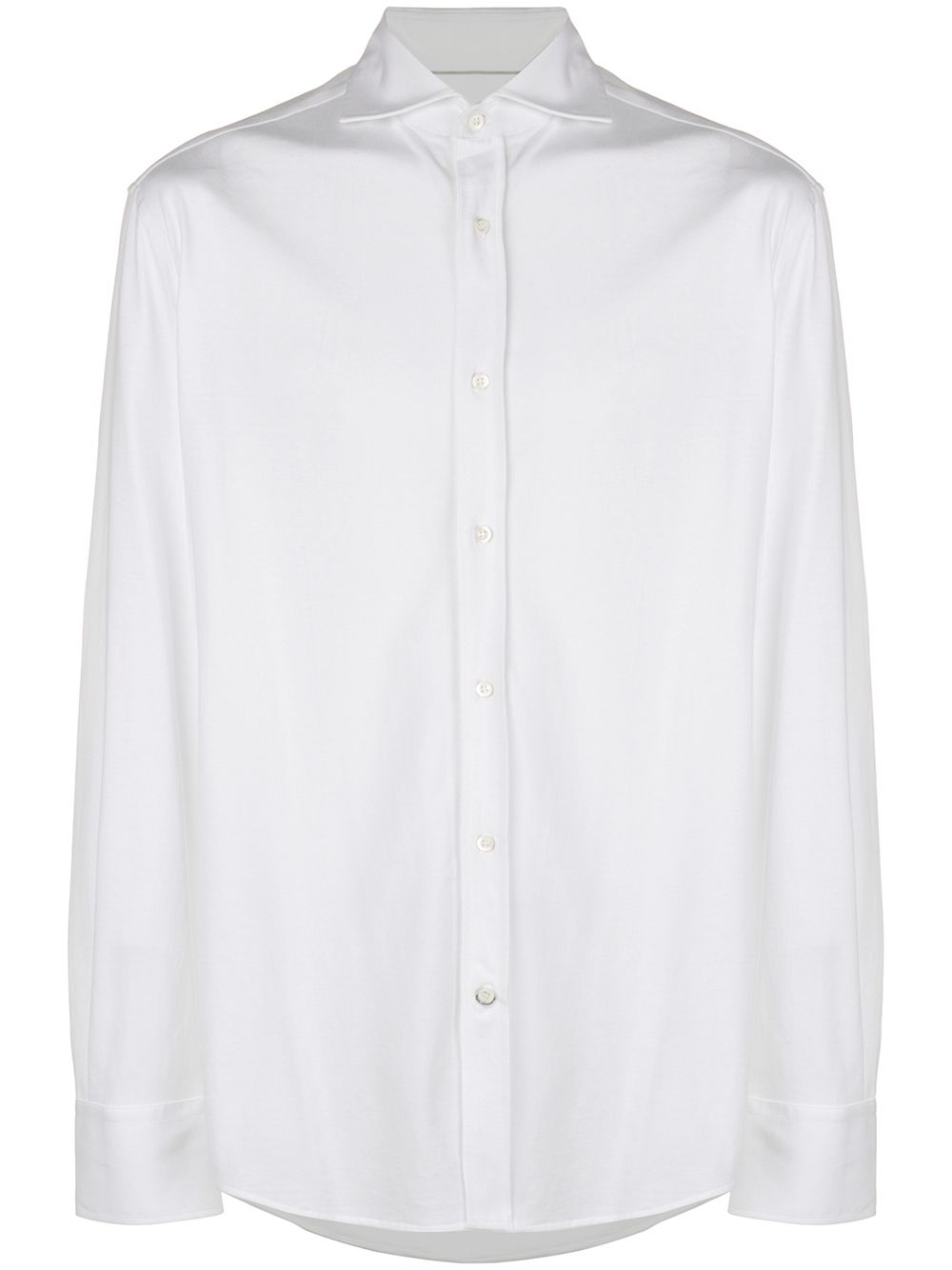 Slim-fit poplin shirt - White