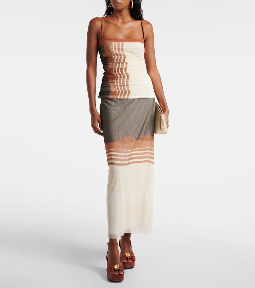 SIR Breeze Bandeau striped top