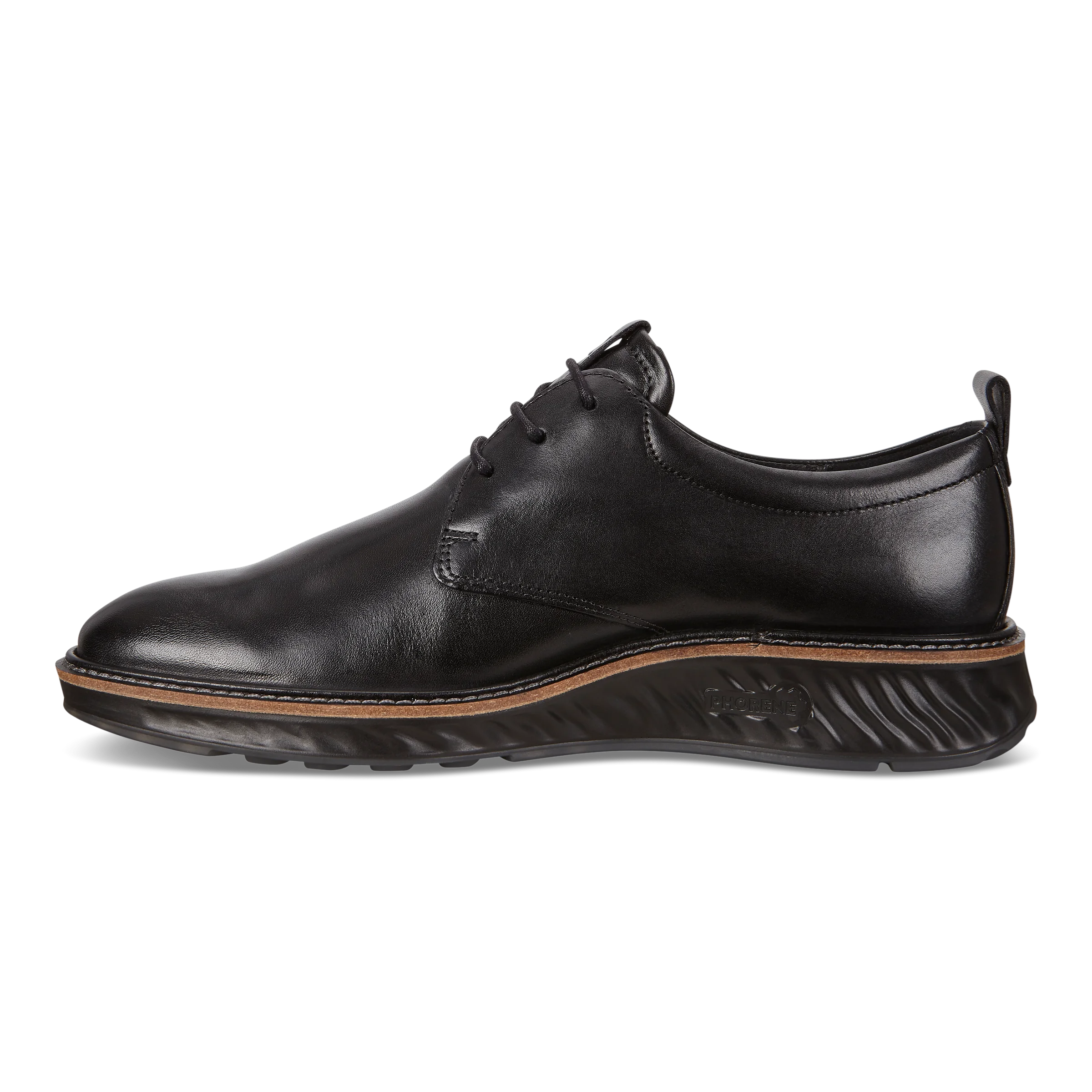 ST.1 Hybrid - Men's Leather Derby Shoe - Black