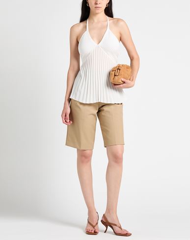 Woman Top Ivory Size 4 Polyester