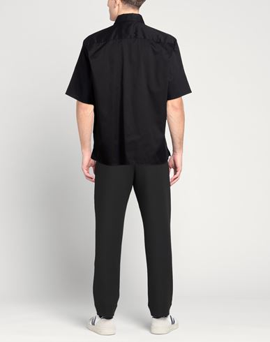 Man Shirt Black Size 2 Polyester, Cotton