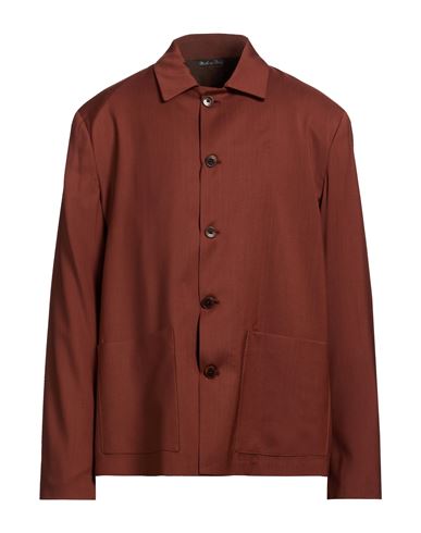 Man Blazer Brown Size 36 Virgin Wool