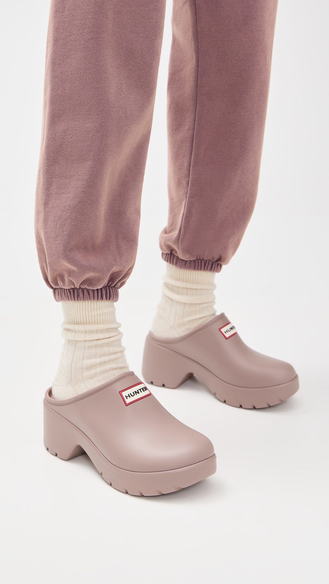 Hunter Boots Hwanika Clogs Medium Natural