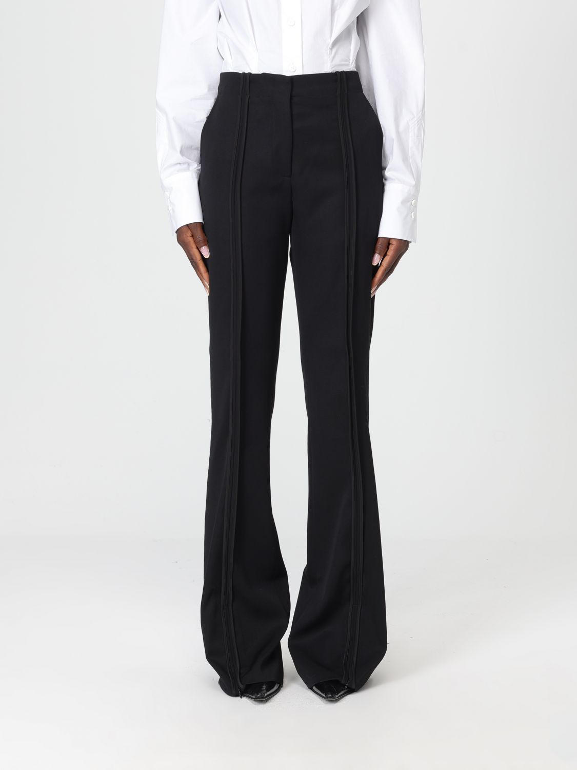 Striped trousers - Black