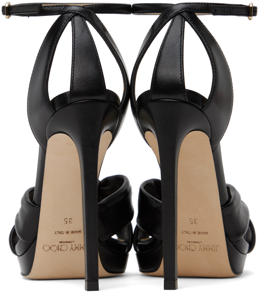 Jimmy Choo Black Rosie 120 Heeled Sandals