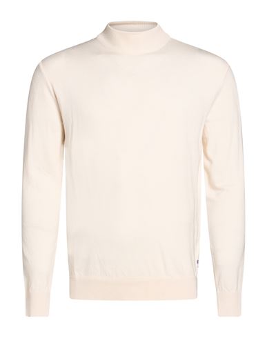 Man Turtleneck Cream Size XXL Viscose, Polyester, Polyamide