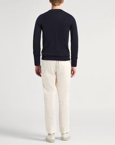 Man Sweater Midnight blue Size 38 Cotton