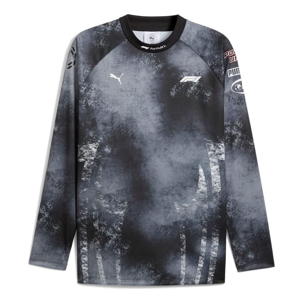 Formula 1 Long Sleeve Motorsports T-Shirt 'Black'