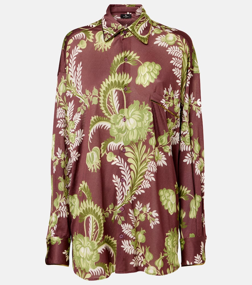 Floral oversized shirt